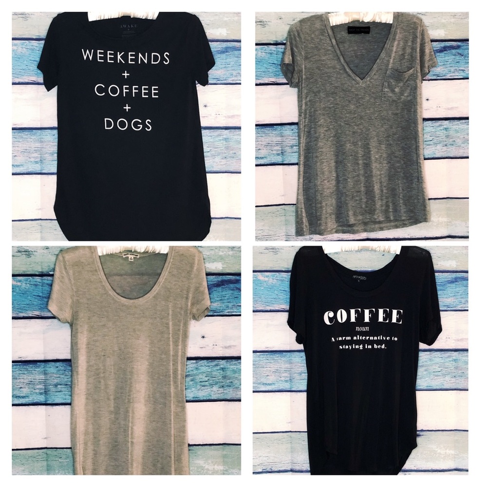 4 Soft Slouchy T Shirts!